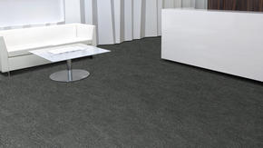 Tarkett, Modular Carpet, We looked outside our industry to find a waste stream we could recycle into flooring. This search