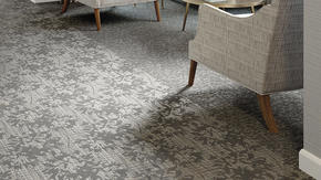 Tarkett, Modular Carpet, We looked outside our industry to find a waste stream we could recycle into flooring. This search