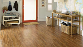 Tarkett, Luxury Vinyl Tile (LVT), The high-end wood and tile designs will catch the eye.  The quick-click, secure-locking,