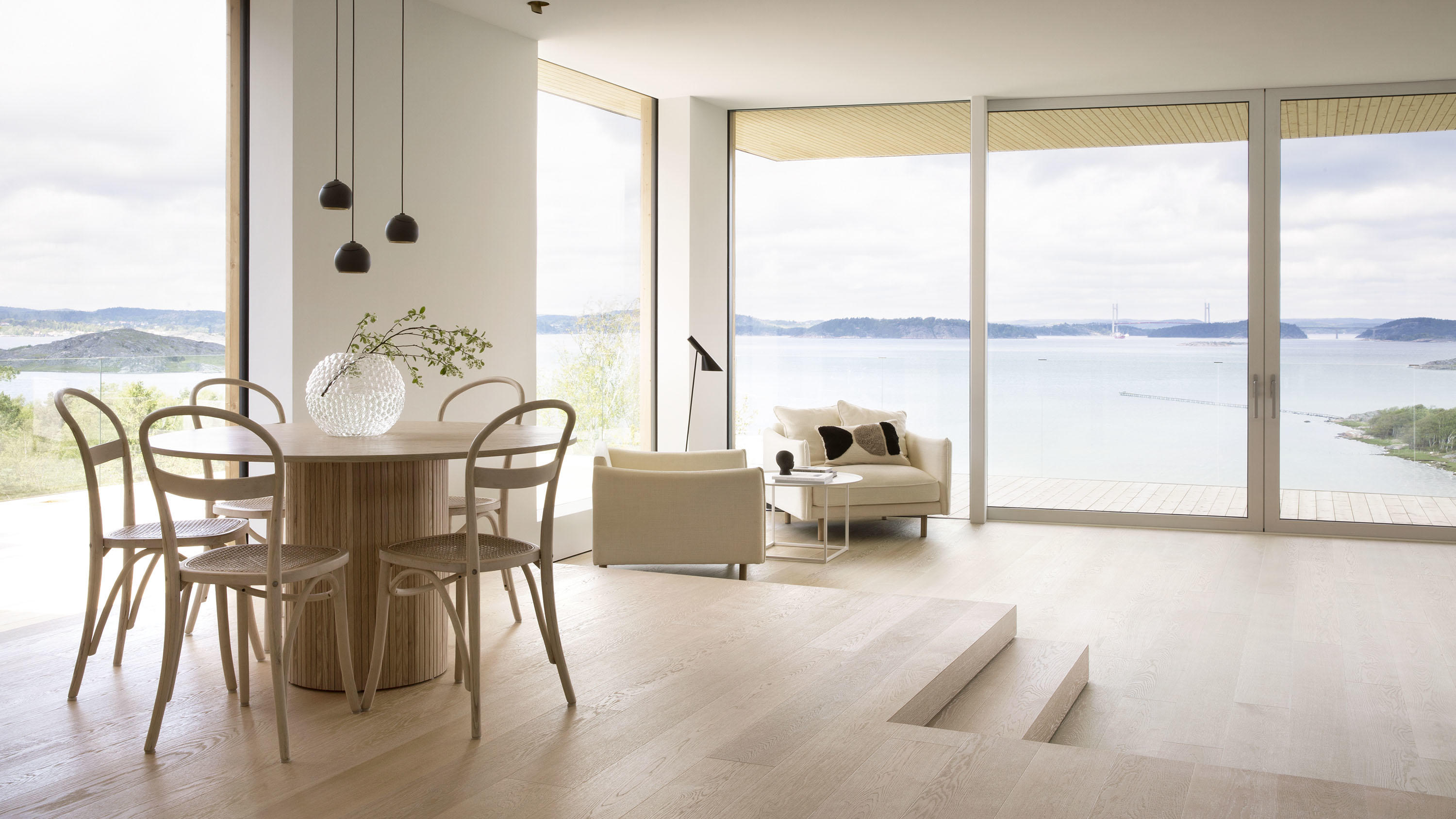 Tarkett Prestige Oak Sand parkett er skapt for skandinavisk interiør