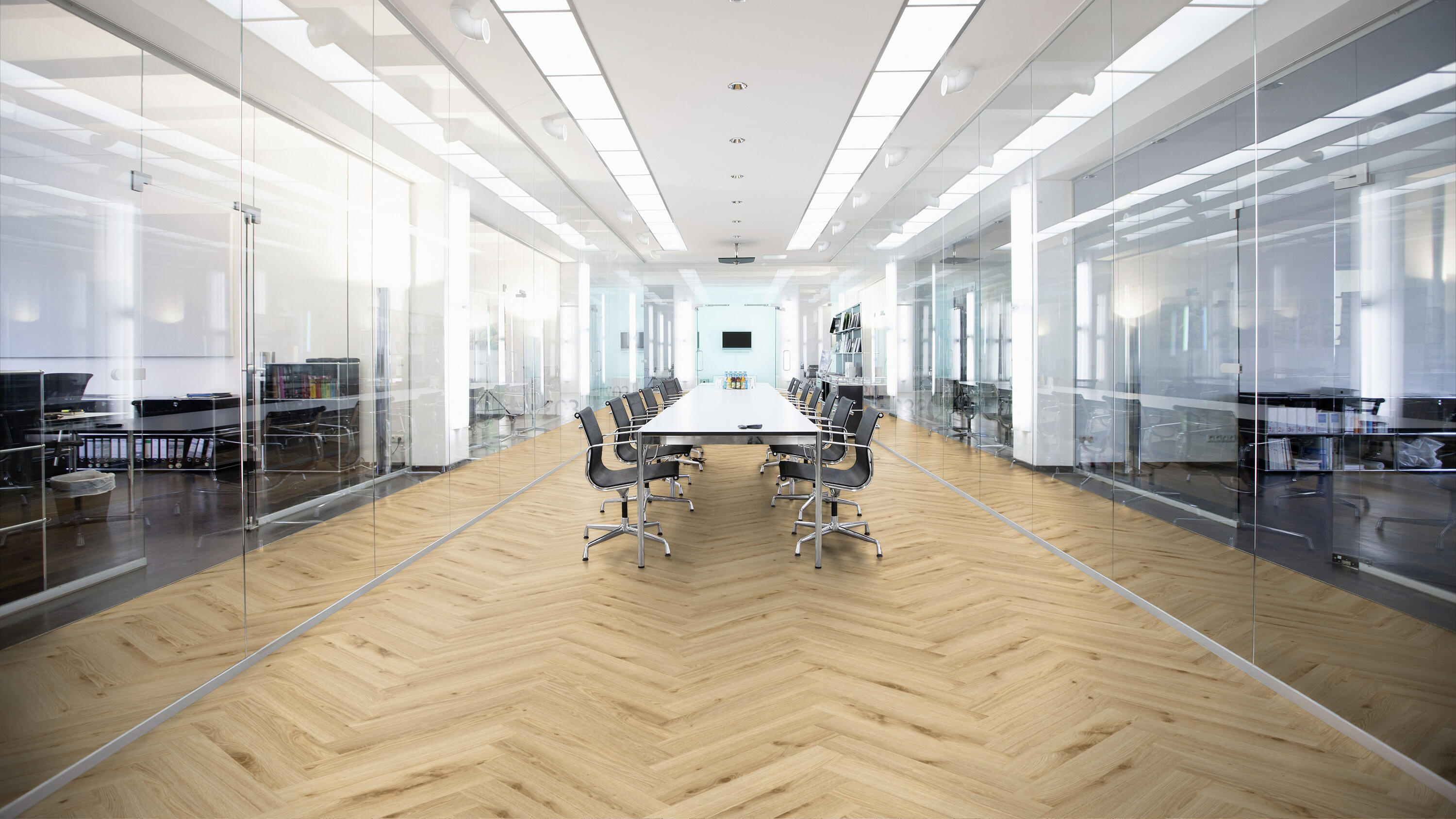 Billede af Essence 30 Primary Oak Light Brown i kontormiljo