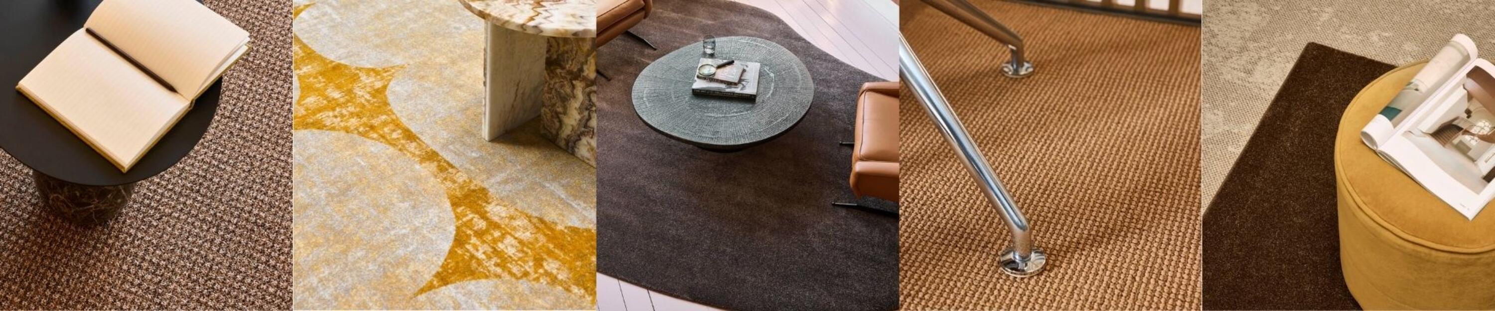 DESSO By Tarkett commercial broadloom carpets overview for hospitality, workspace and collective housing interiors.