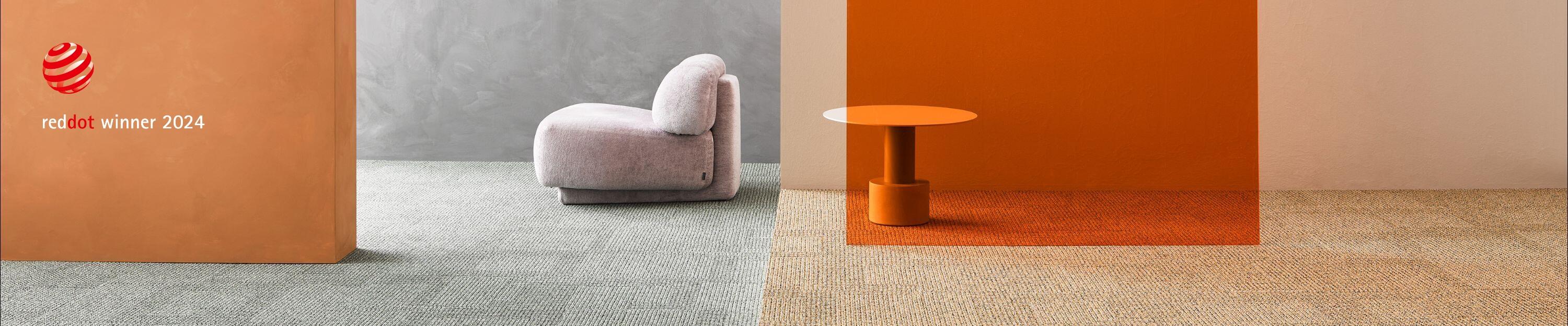 DESSO & Patricia Urquiola carpet tile collection with graphic patterns