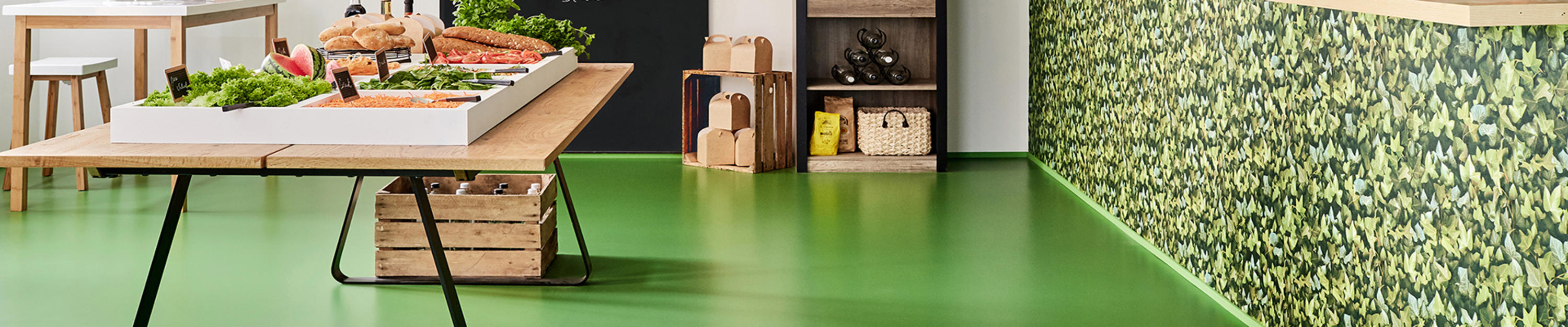 Linoleum floors: sustainable, durable and beautiful.