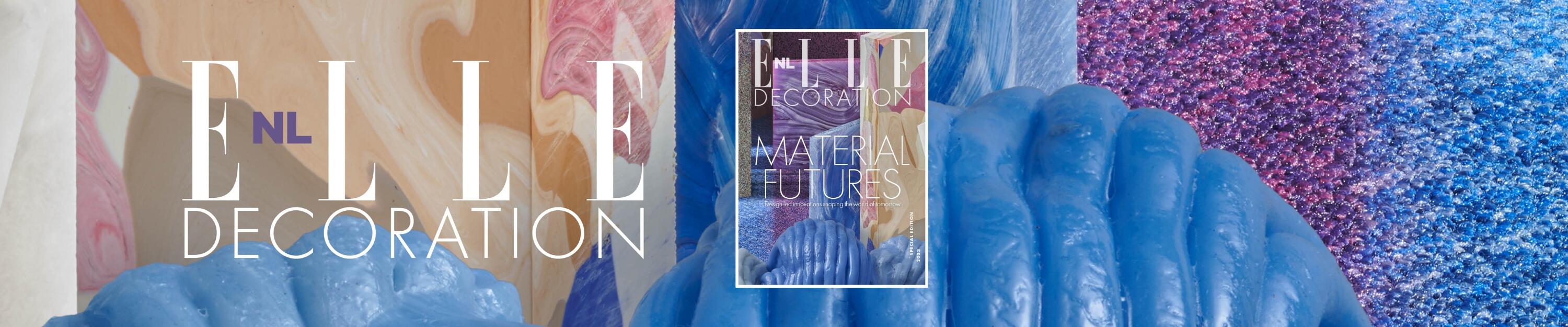 Cover reveal Material Futures special edition magazine curated in collaboration with ELLE Decoration