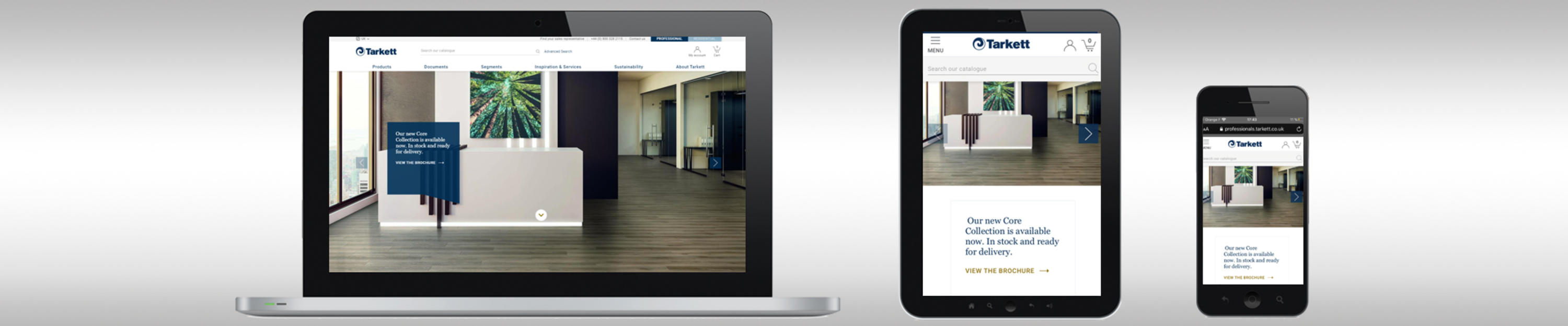 My Tarkett Account is a section of the website dedicated to registered clients