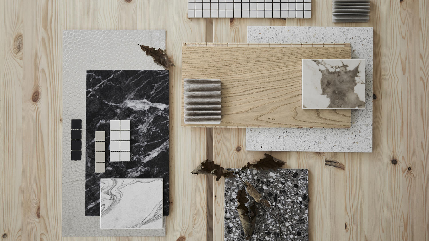Moodboard parkett kontor