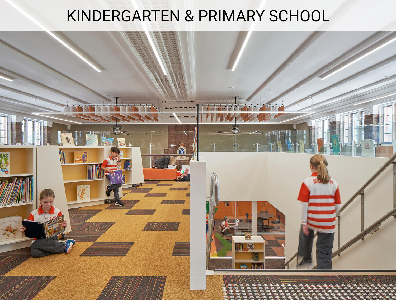 Kindergarten primary school education carpet flooring