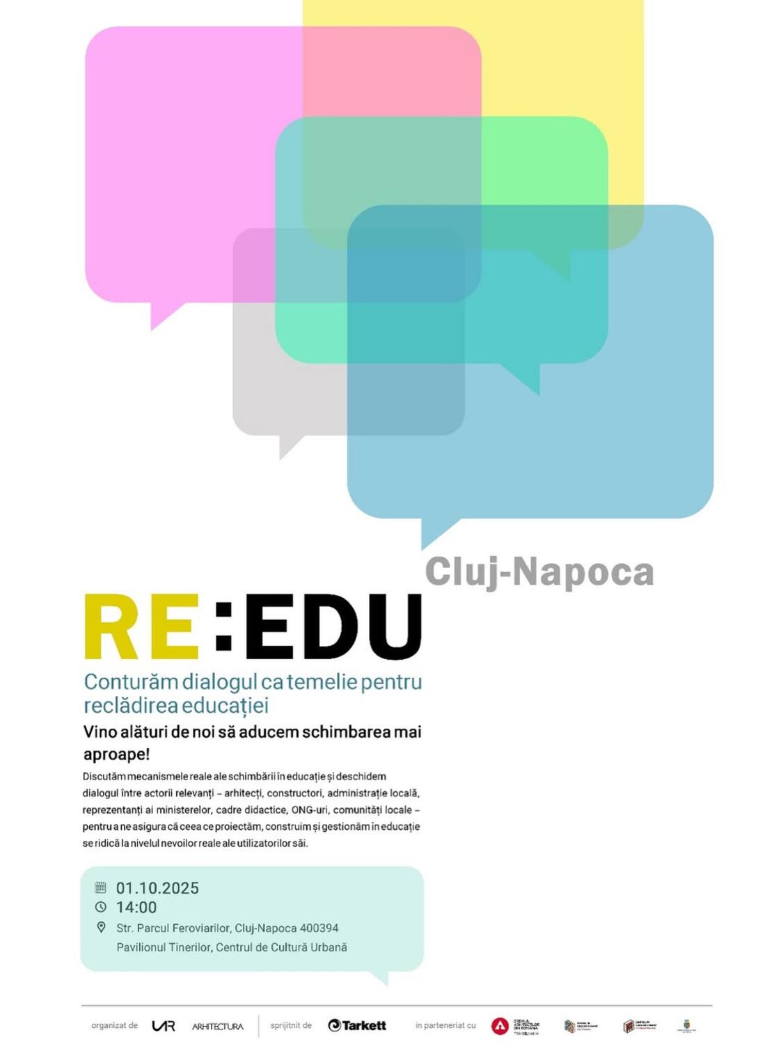 Proiectul RE:EDU – Conferința de la Cluj deschide dialogul național despre arhitectura educației