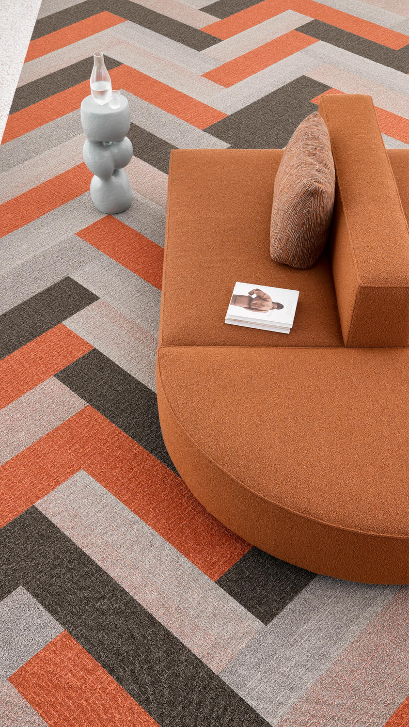 Tarkett DESSO Airmaster Savera en chevrons