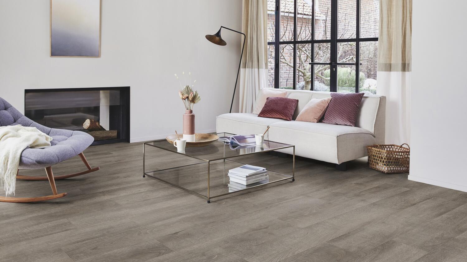 Tarkett Rigid Klick Vinyl fürs Wohnzimmer - Wohnzimmer Bodenbelag