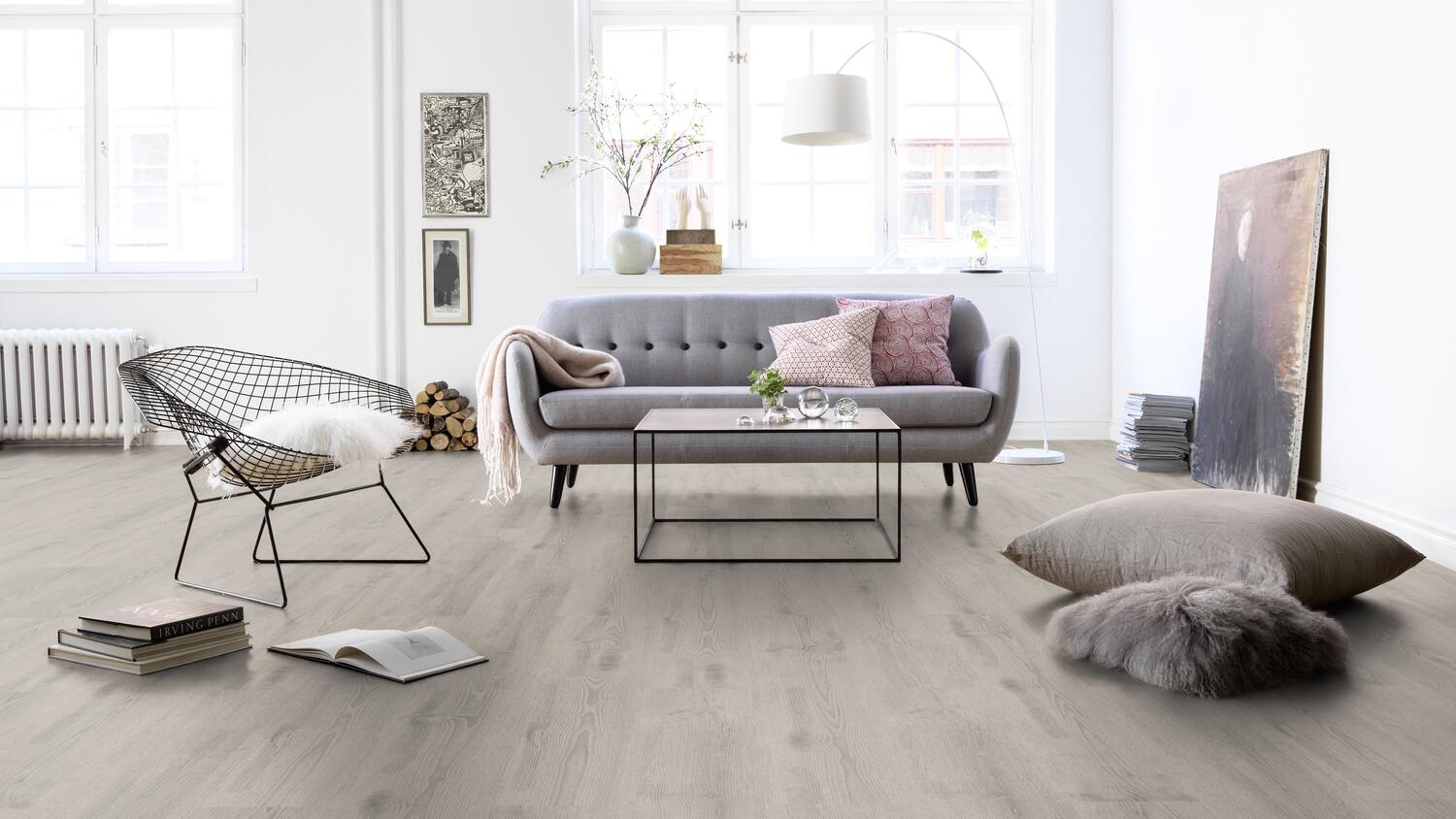 Tarkett Rigid Klick Vinyl fürs Wohnzimmer - Wohnzimmer Bodenbelag