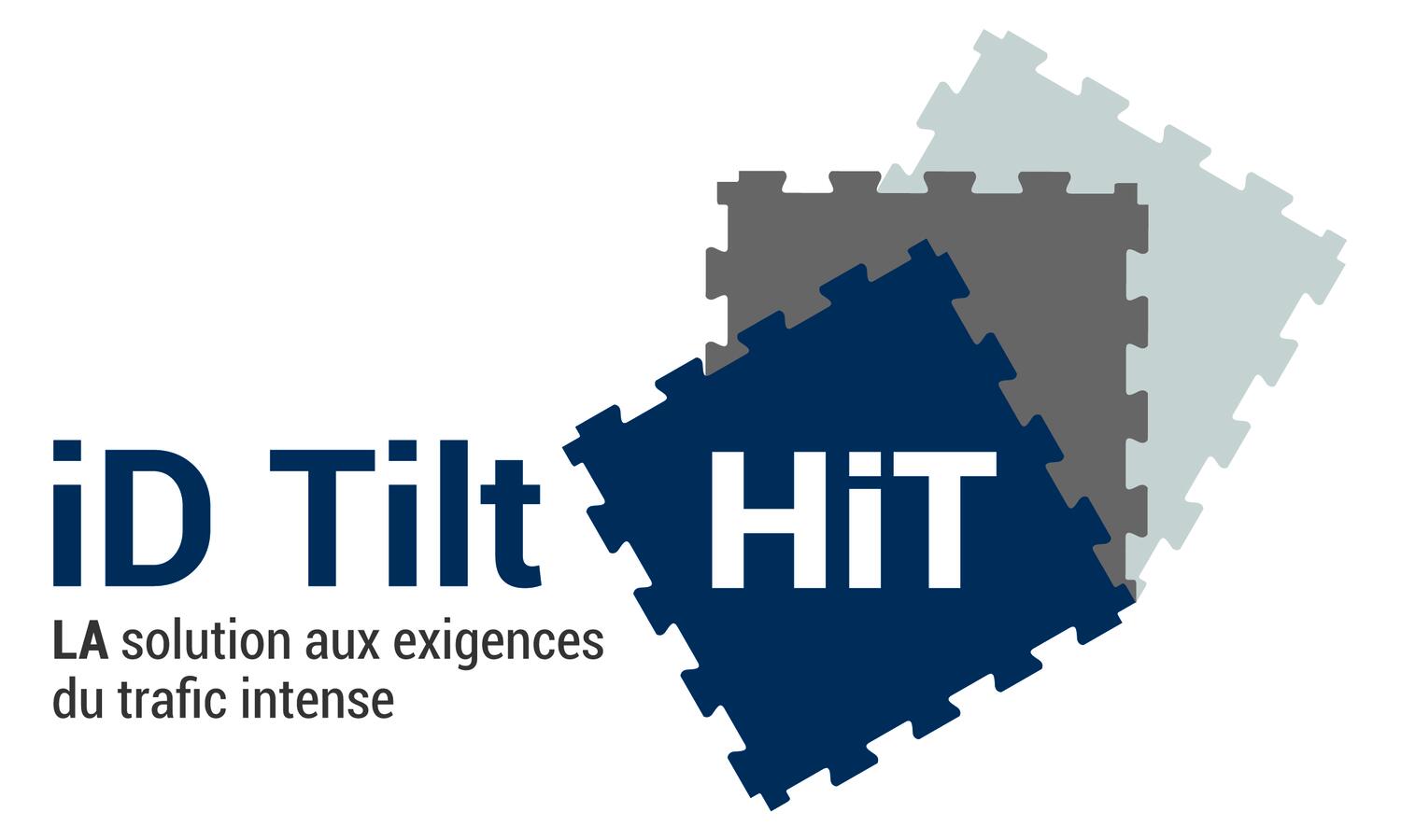 Logo iD Tilt HIT avec sa baseline : la solution aux exigences du trafic intense