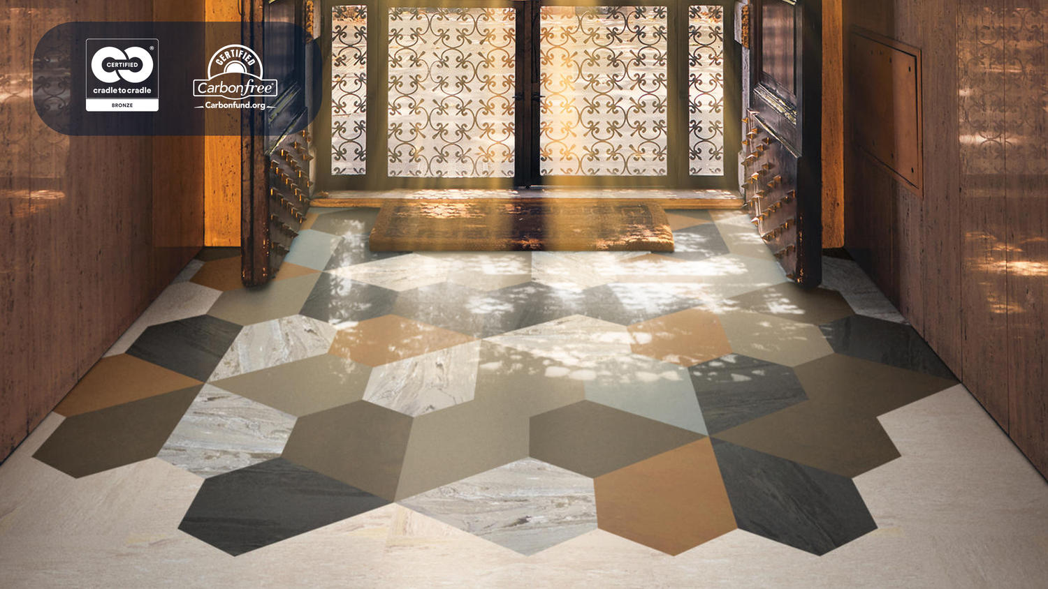 Johnsonite Pentagonals Johnsonite Rubber Tile Specialty Tarkett