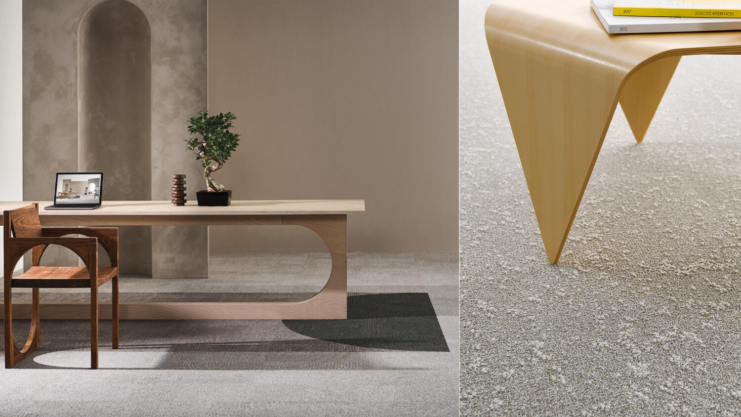 Våra cirkulära material på Stockholm Furniture Fair