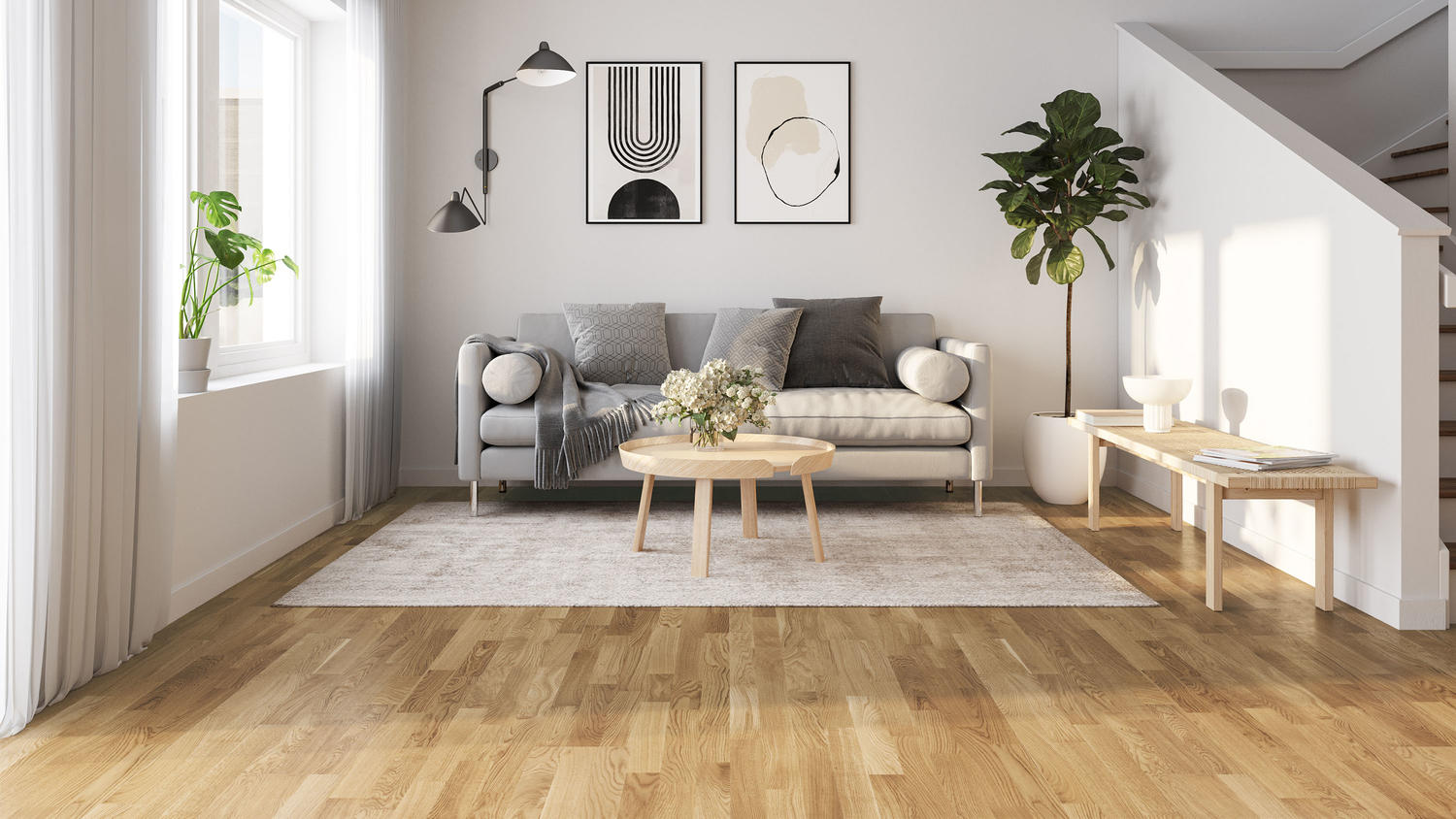 Pure natural engineered wood flooring - Home flooring -