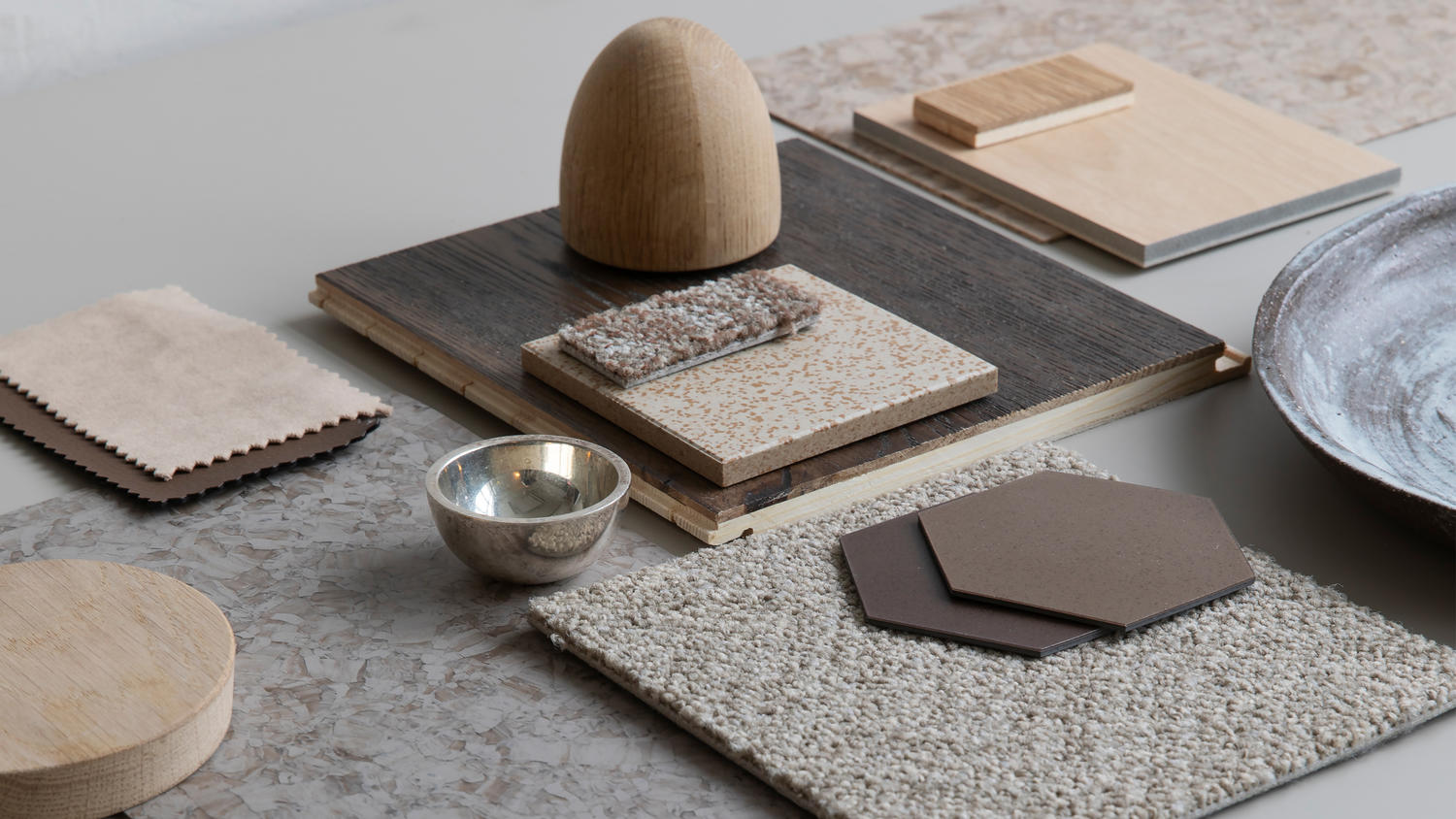 Moodboard för arbetsplats