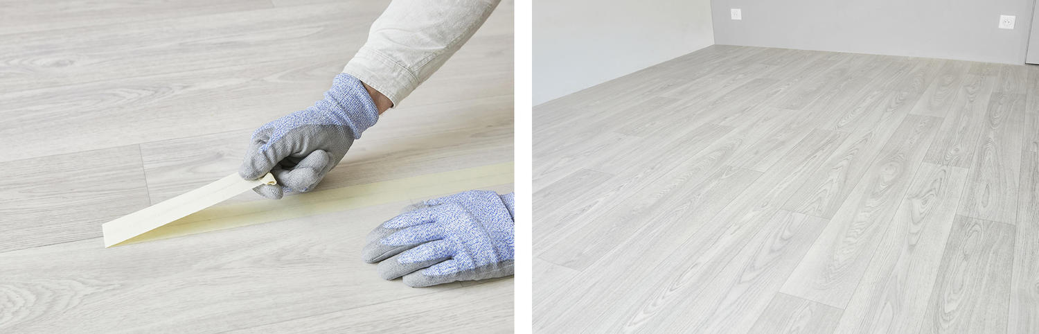 How To Lay Vinyl Flooring Sheets Tiles, Continuous Laminate Flooring