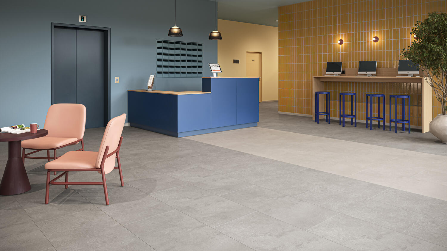 Tarkett iD Classics Glue-Down 55 heterogeneous flooring
