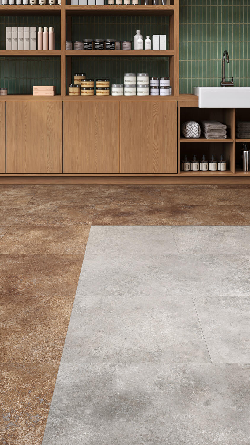 Tarkett iD Naturals heterogeneous flooring