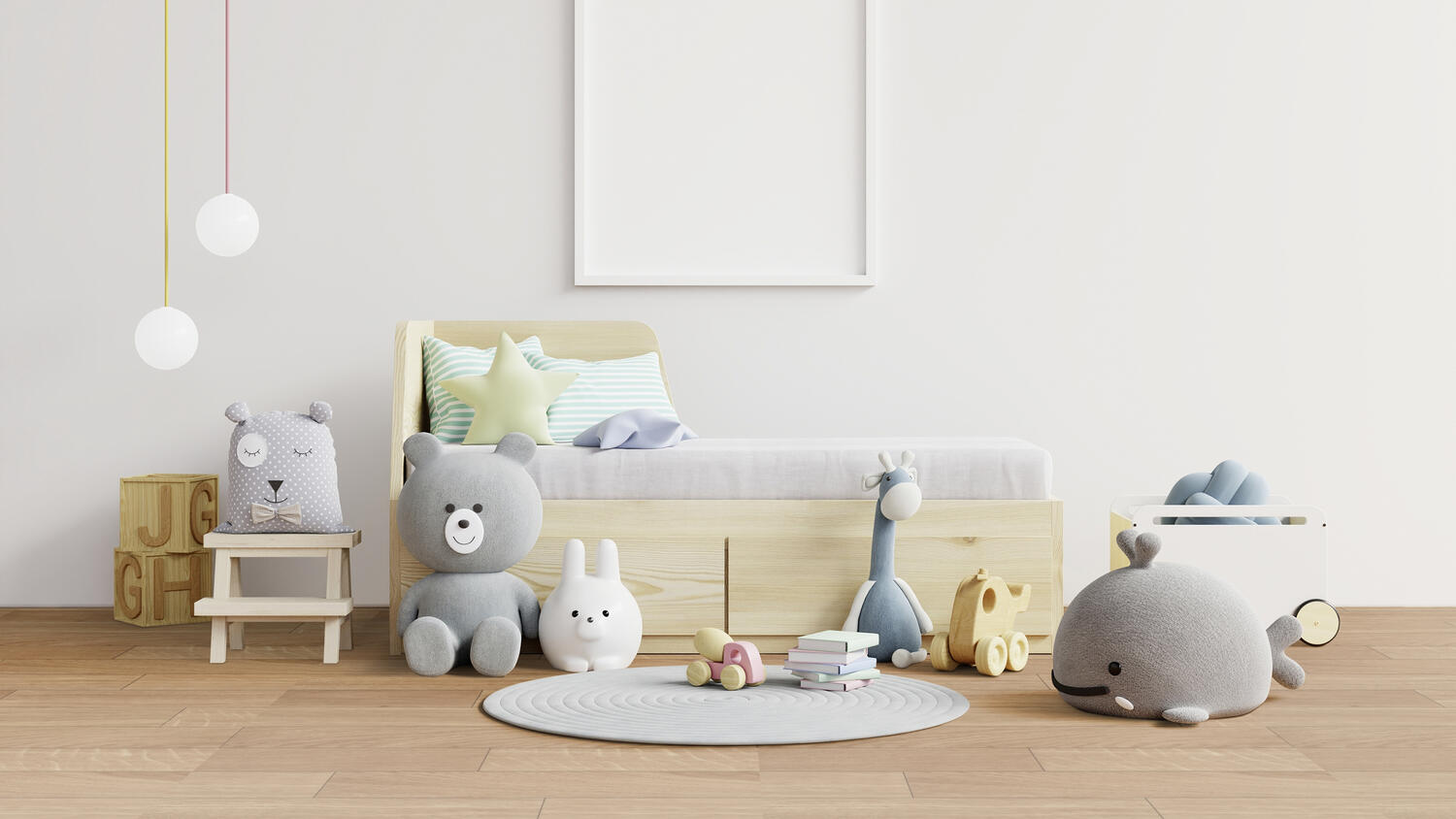 Holzboden im Kinderzimmer