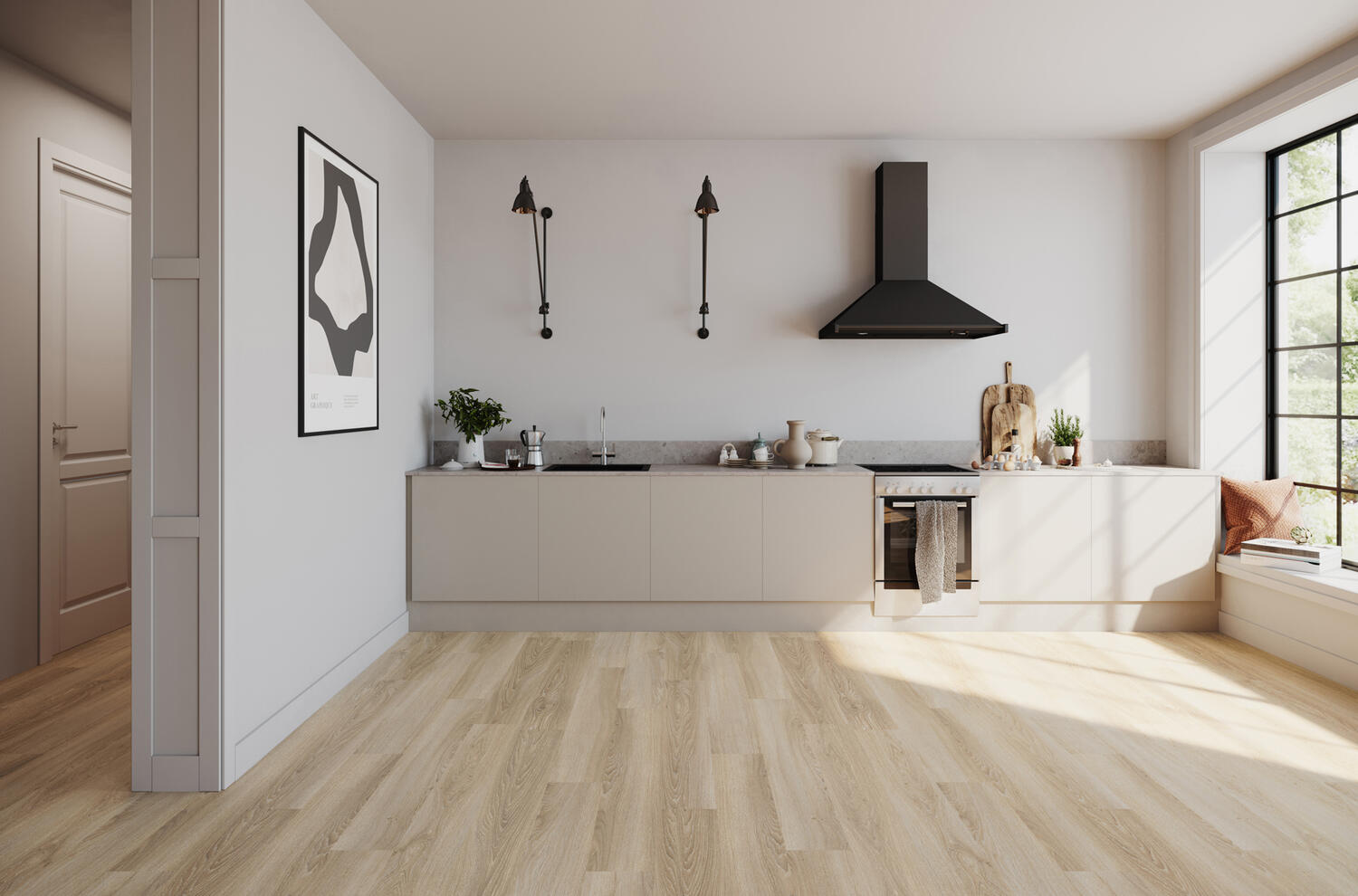 laminate wood kitchen floor