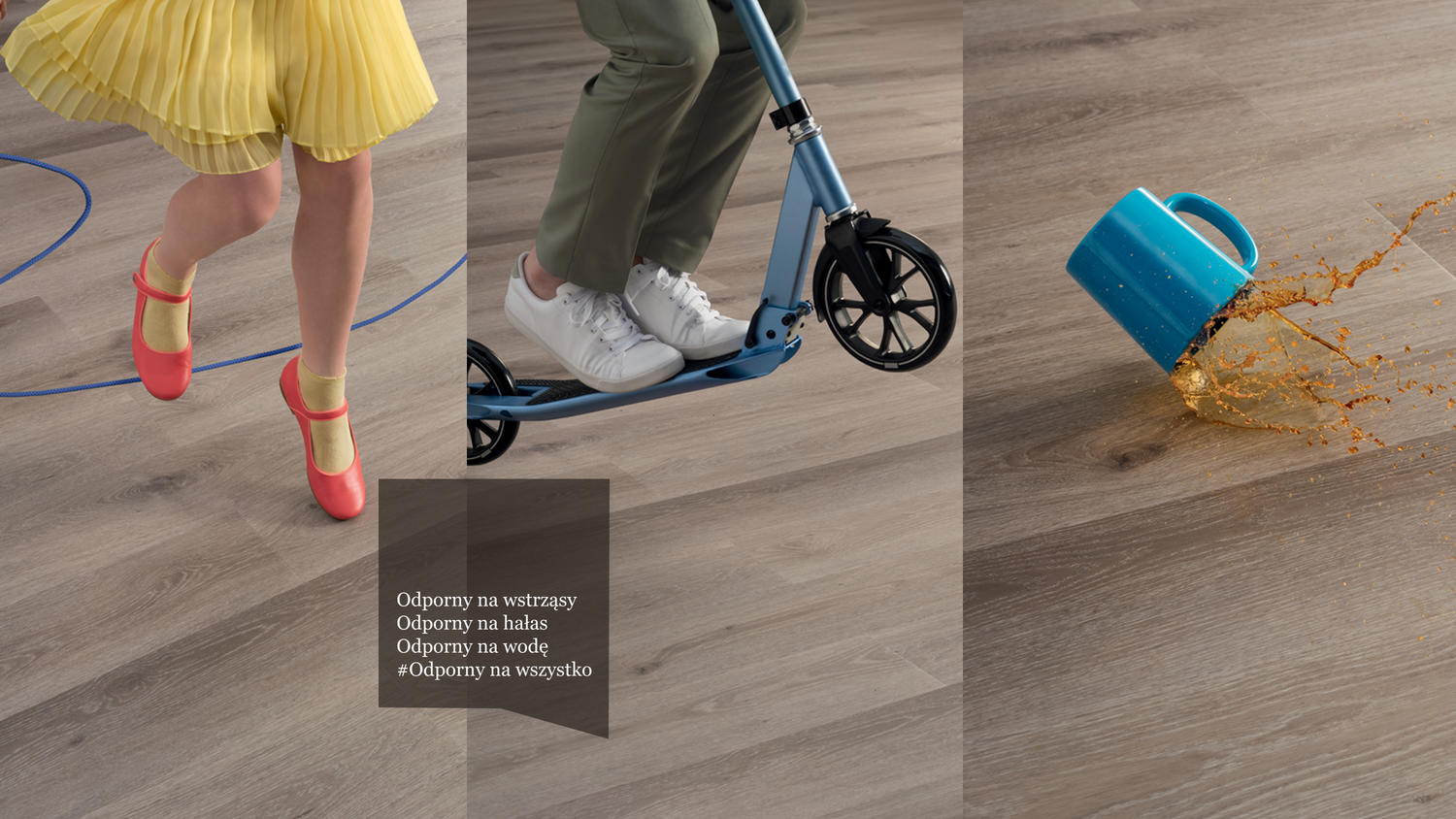 Starfloor Click Ultimate – kolekcja łatwych w instalacji podłóg winylowych zapewniających odporność na hałas, wstrząsy i wodę.