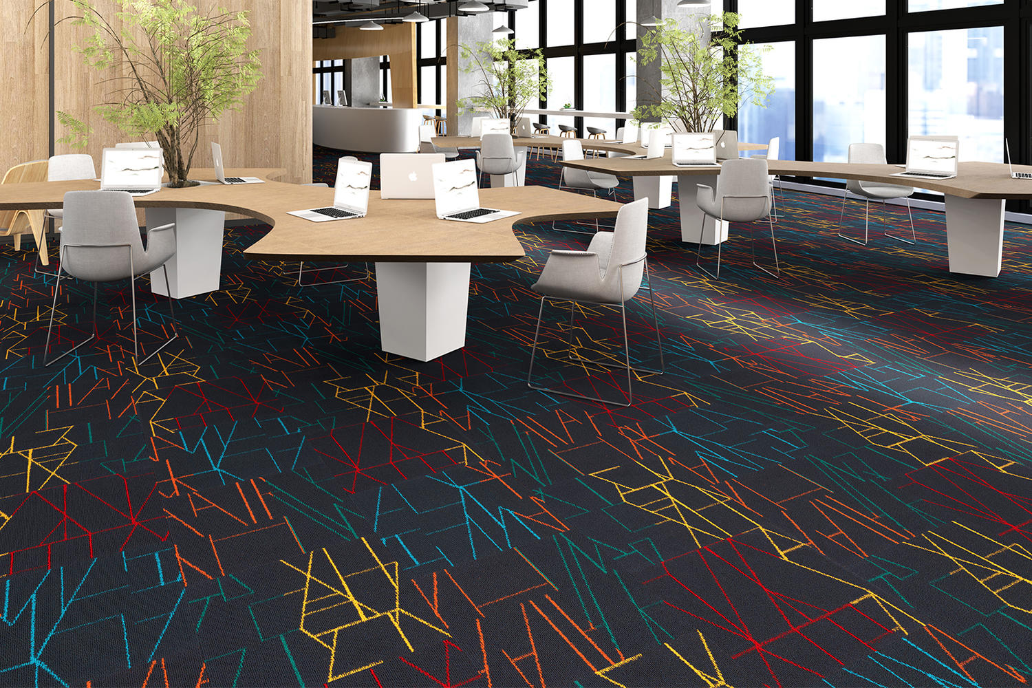 Wireless Modular Carpet Tandus