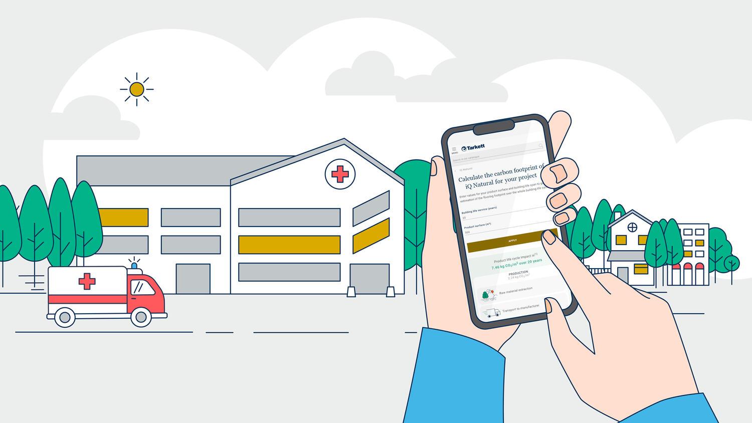 Kalkulator śladu węglowego dla szpitali