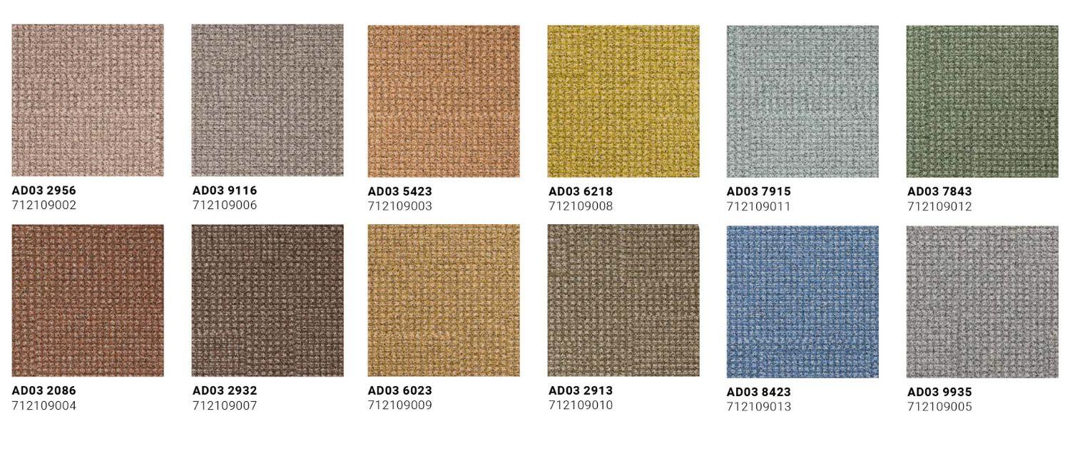 kolekcja kolorowych i deseniowanych płytek dywanowych do nowych przestrzeni
