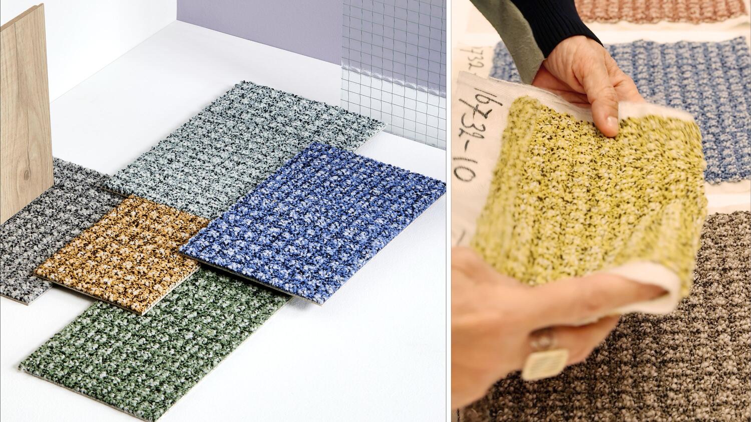 Miękkie i teksturowane płytki dywanowe DESSO autorstwa Patricii Urquioli 