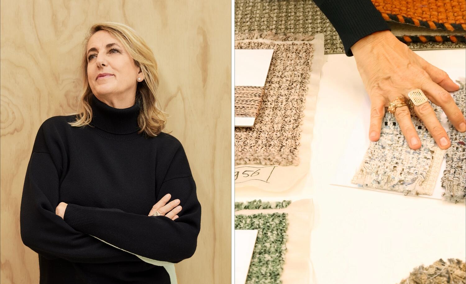 Portrait Image Patricia Urquiola and the behind the scenes of creating a carpet tile collection with DESSO