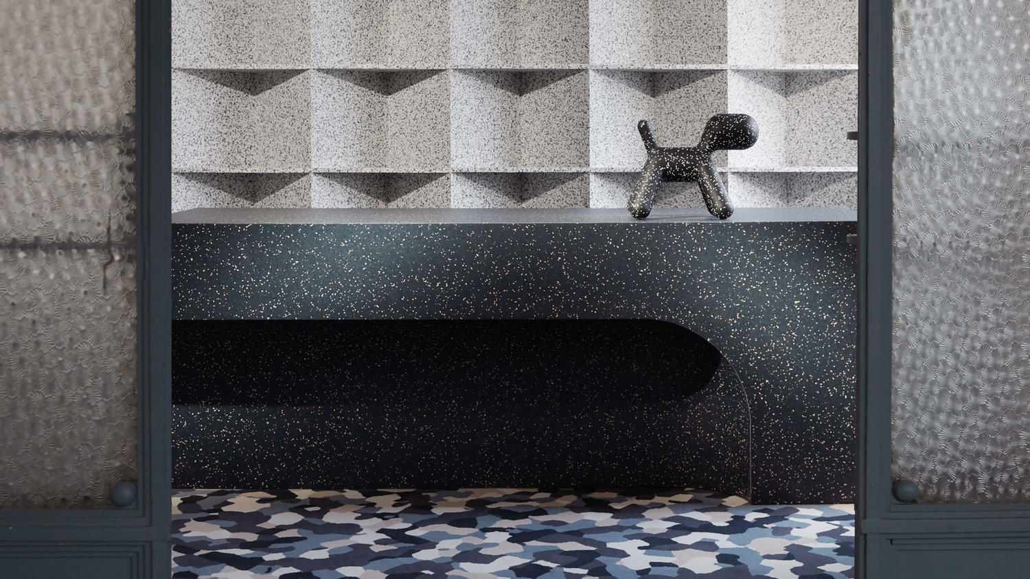 Terrazzo tile effect Surface vinyl flooring Tarkett | Tarkett