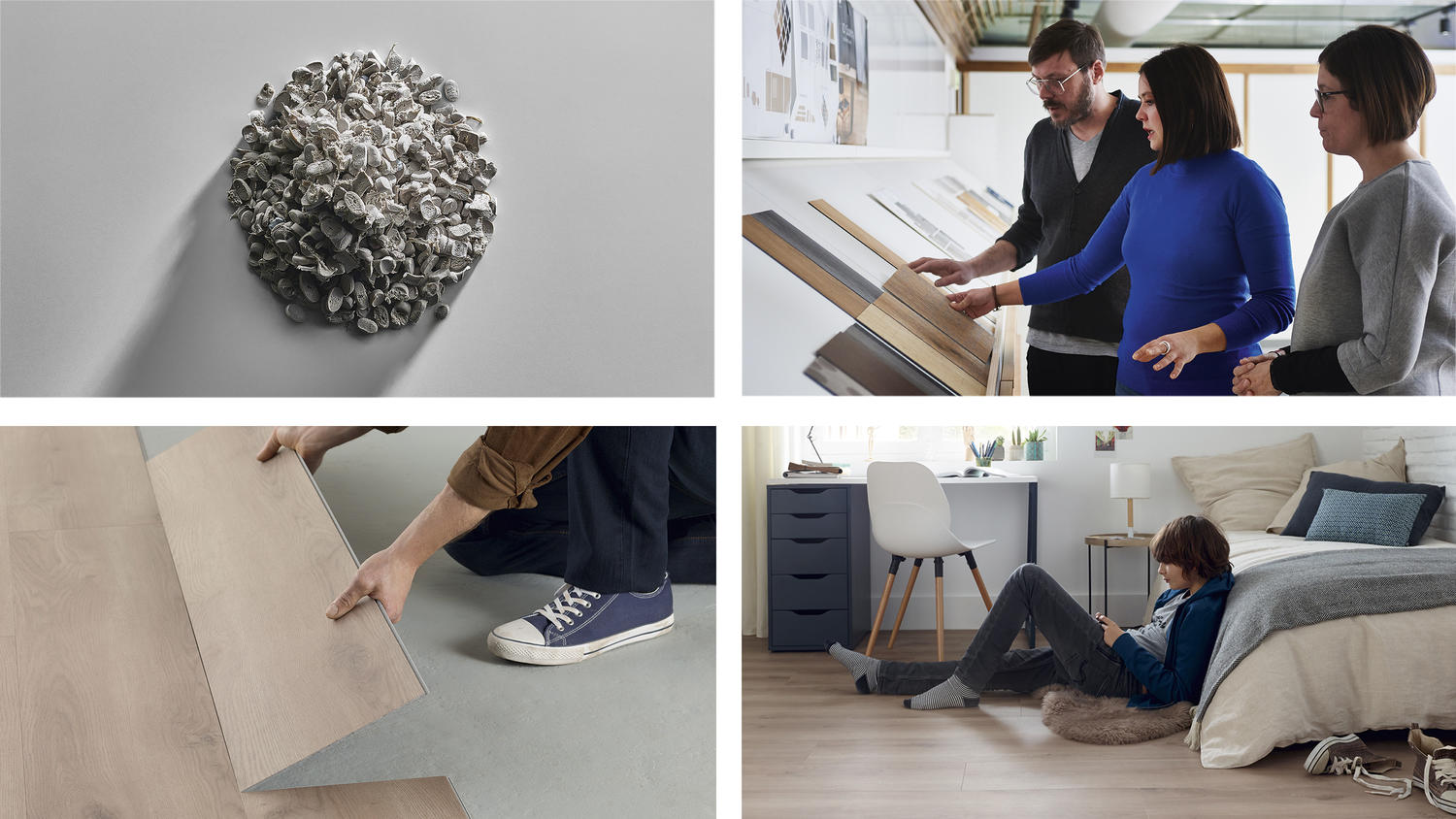 From cradle to use, see how our flooring are designed, installed and used for quality living.