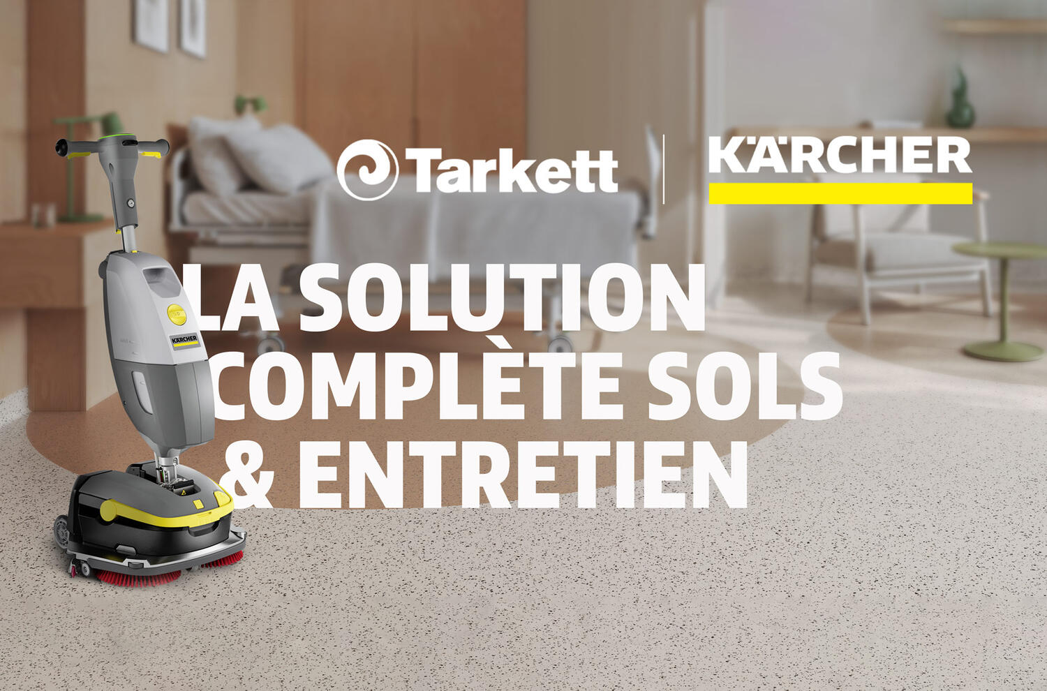 Tarkett et Kärcher s’associent pour proposer une réponse globale aux enjeux d’hygiène, de durabilité et de performance des sols dans les environnements exigeants