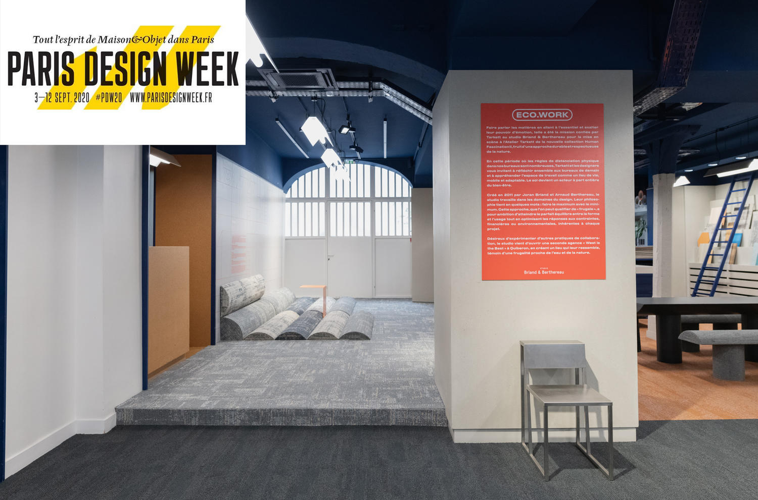 L’Atelier Tarkett à la Paris design week du 3 au 11 septembre : découvrez l’exposition ECO.WORK