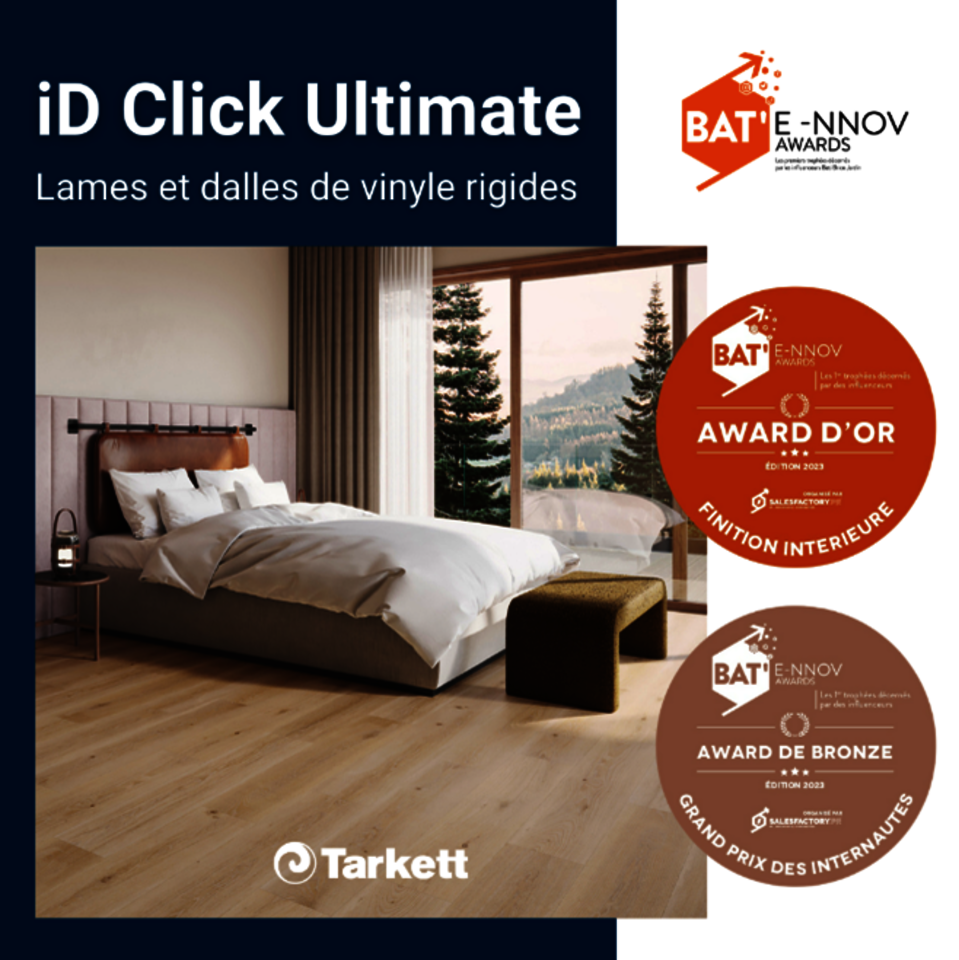 BAT’E-NNOV 2023 : TARKETT remporte l’AWARD d’OR et l’AWARD de BRONZE