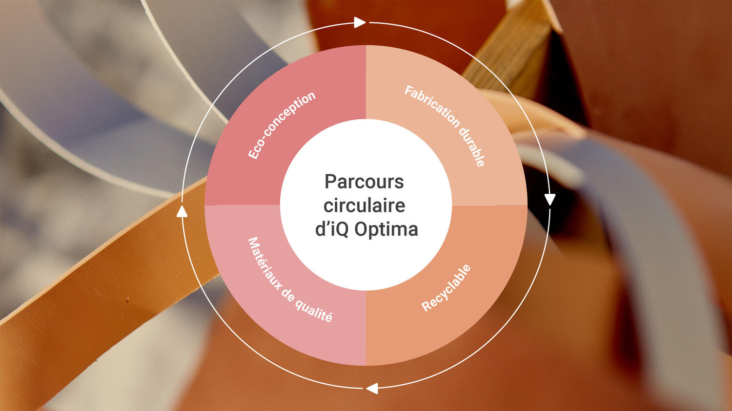 Infographie sur le parcours circulaire d’iQ Optima