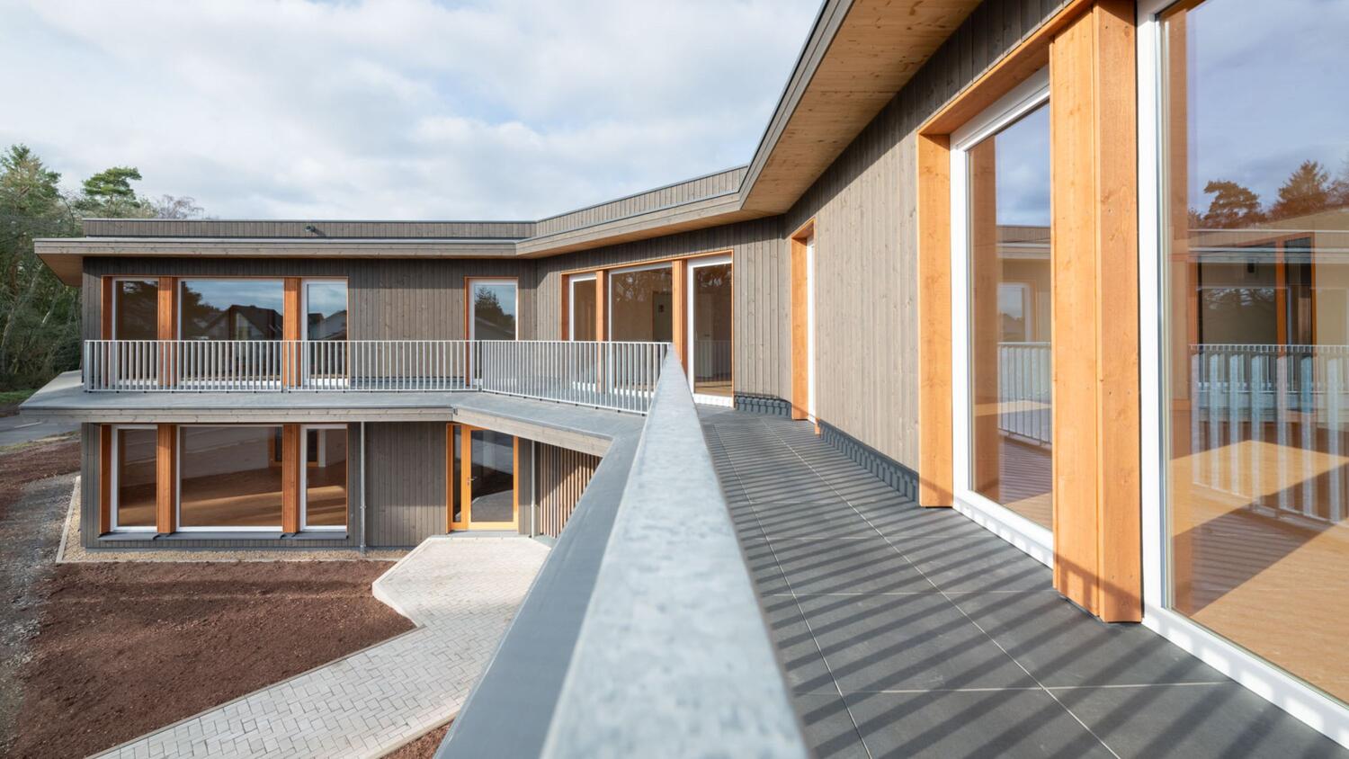 Oktagone Holzbau - Gemeinschaftsunterkunft Nideggen