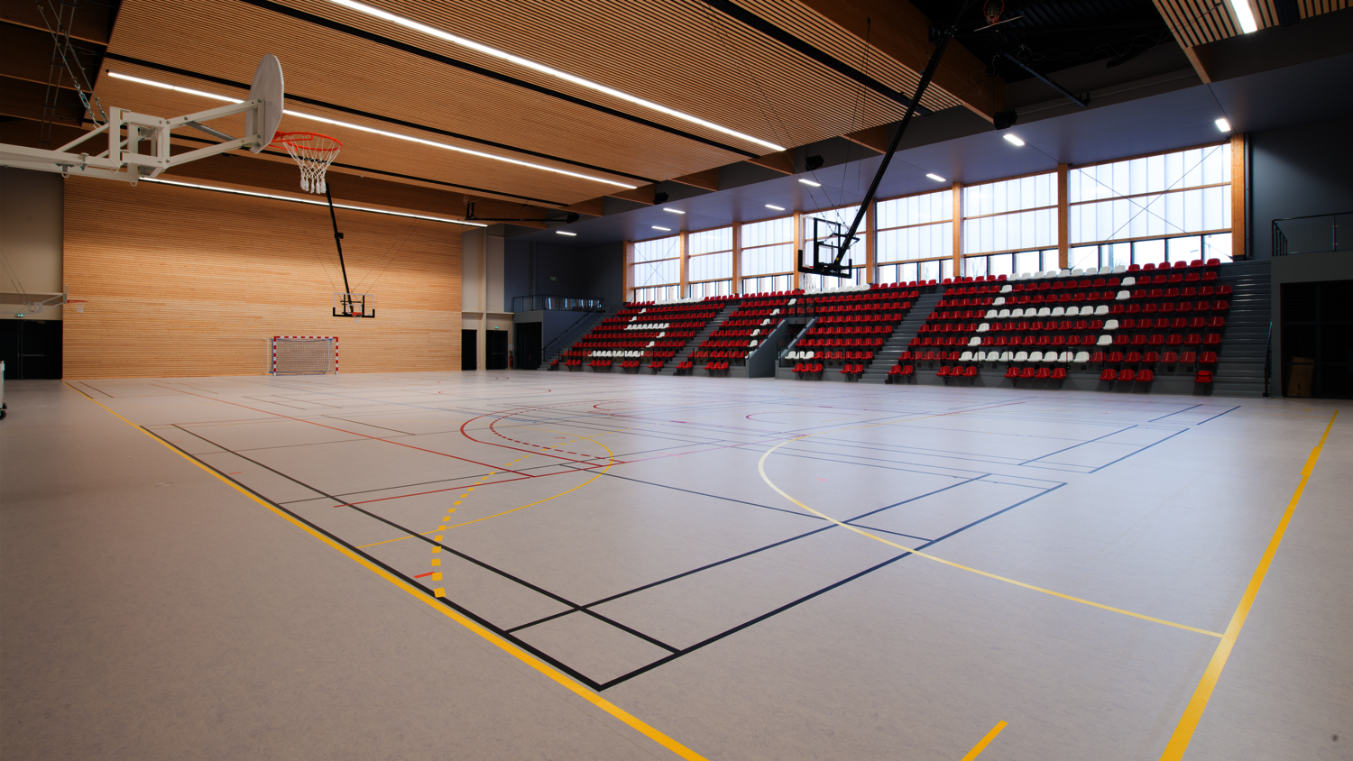 Sports Hall Beaucouzé, France