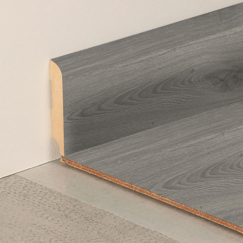 ELEGANT OAK CLAY Extralarge skirting boards for laminate flooring Finishing