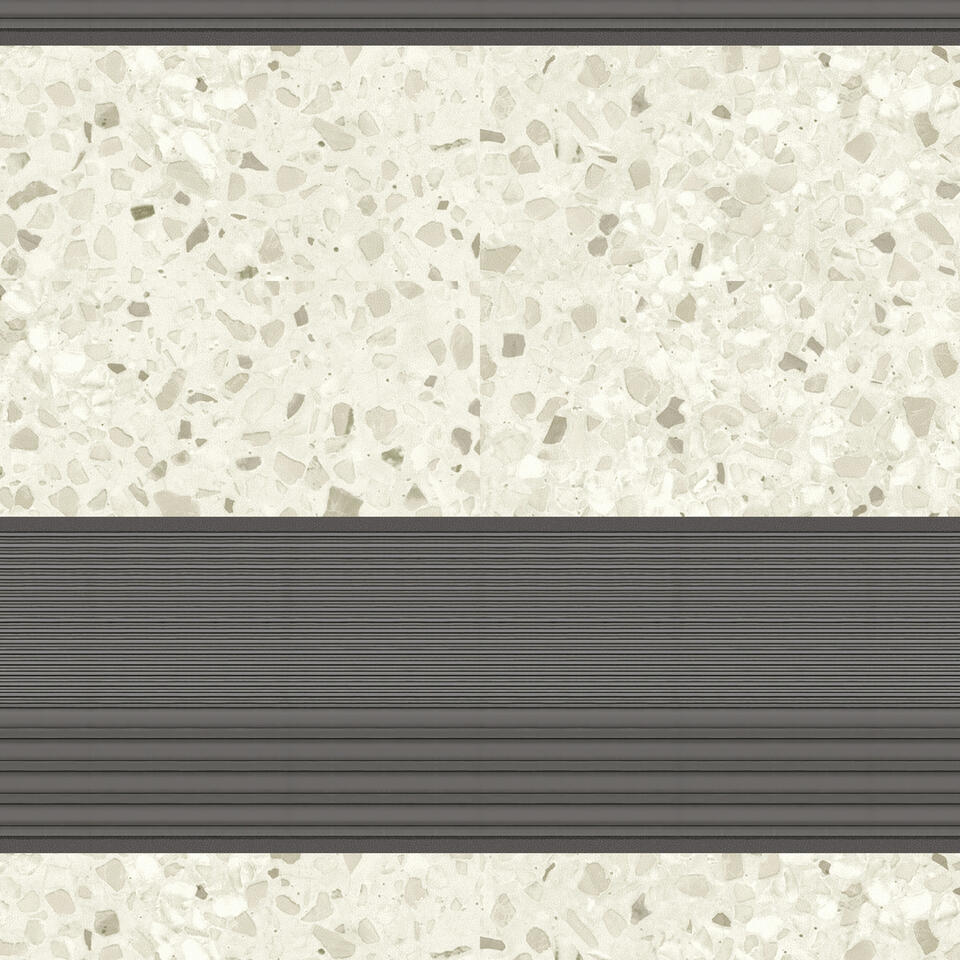 Terrazzo NATURAL GREY Tapiflex Stairs Heterogene vinylgulve