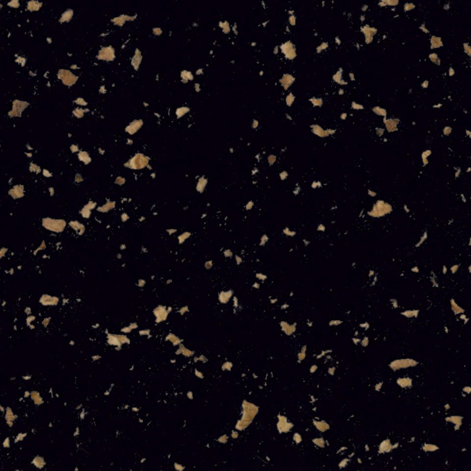 HRTCT 40 1/8 24 X 24 Hammered Corktones BLACK Johnsonite EcoNaturals CorkTones™ Johnsonite