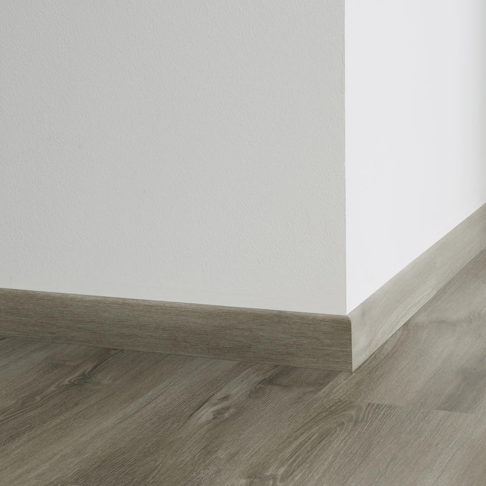 Galloway Oak GREY BROWN Decorative Set-on skirtings for LVT Skirtings ...