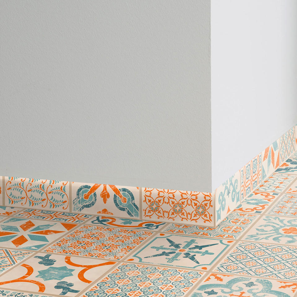 orange and blue retro