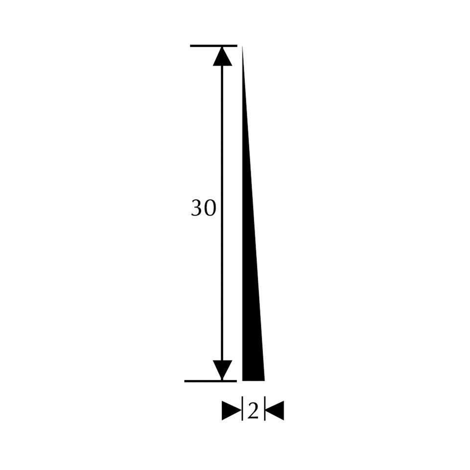 Profil magnétique porte de douche V330, PVC translucide