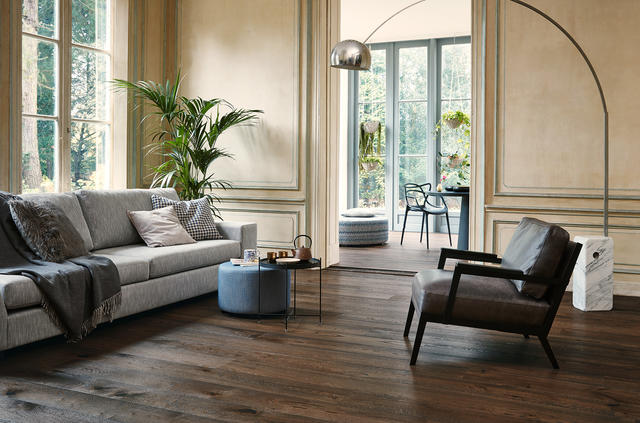 Wood Flooring In The Living Room And Bedroom Tarkett