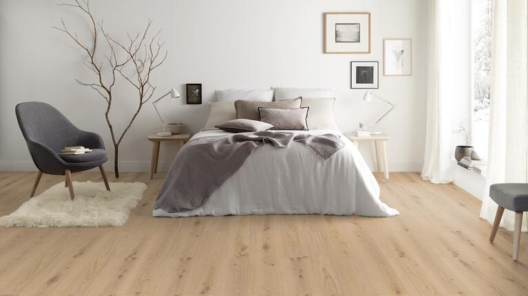 Rigid Klick Vinyl für das Schlafzimmer