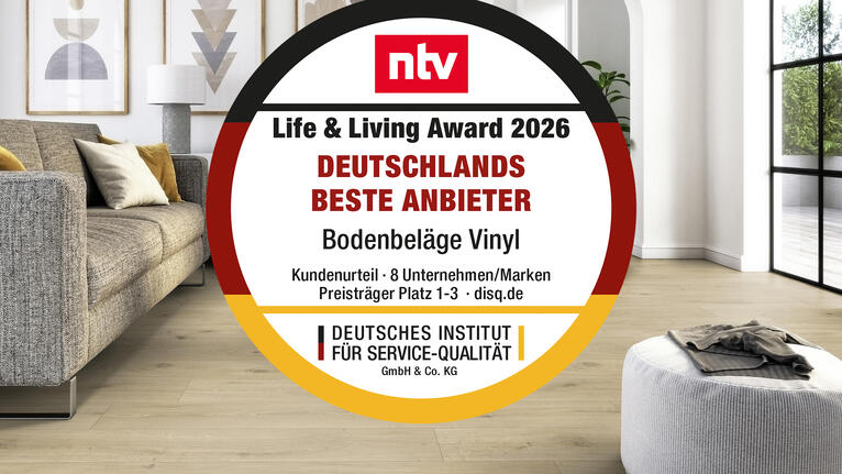 Tarkett zählt zu Deutschlands besten Anbietern für Vinylböden