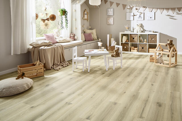 Rigid Klick Vinyl fürs Kinderzimmer
